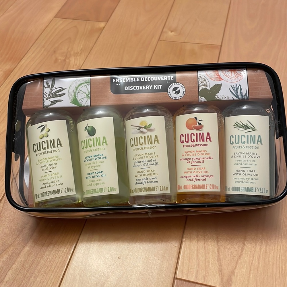 Cucina hand soap discovery kit